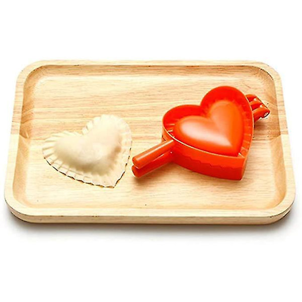 3 st Hjärtformade Ravioli Dumpling Maker Set Manuell Press