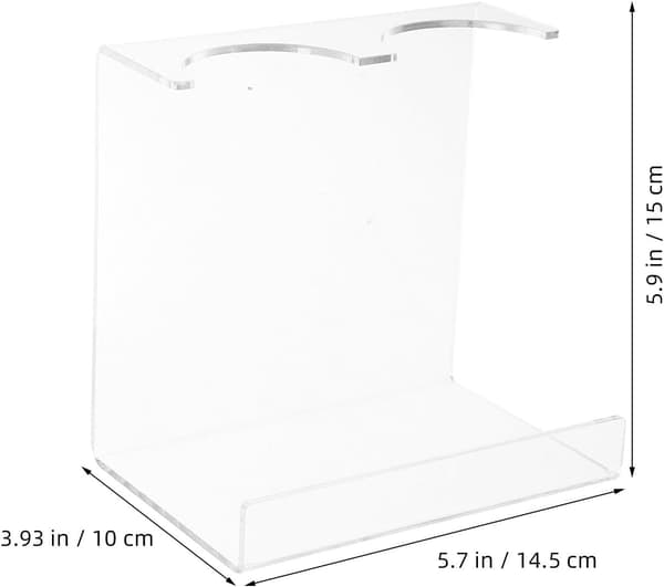 Akryl Paraplystativ Organizer med Doble Spor og Multifunksjonelt Design