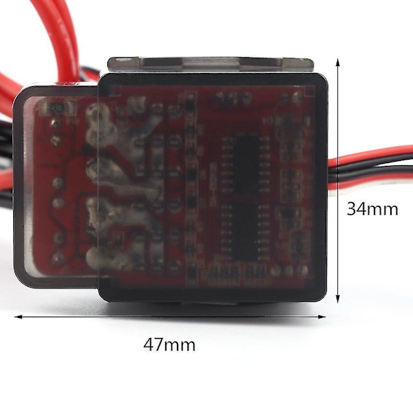 320A 7.2V-16V Borstad ESC för RC Bil Lastbil Båt