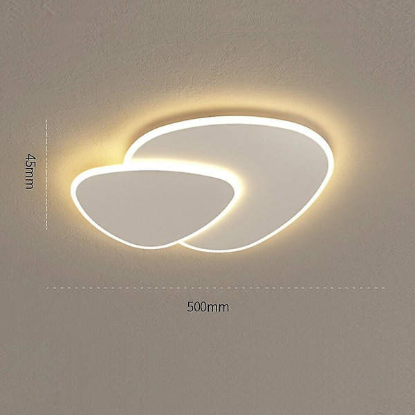 LED Loftlampe 40cm Geometrisk Flush Mount Metal Moderne Stil