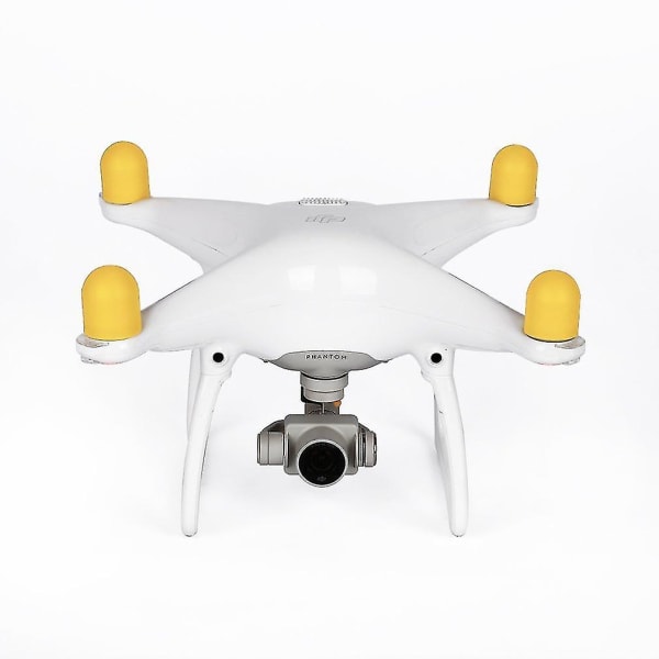 4 stk gult silisiummotordeksel for DJI Phantom 2