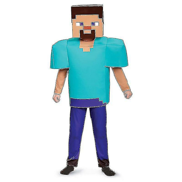 Deluxe Minecr Kostume Børn 3 dele XL