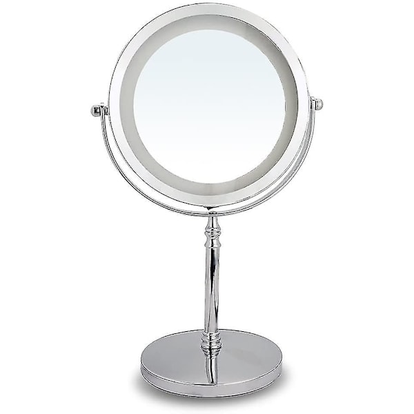 10x Suurennuspeili Valolla Kaksipuolinen LED 1x 10x