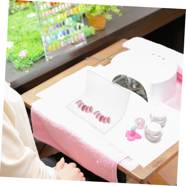 Förvaringslådor för smycken 2st Mini Organizers Pärlbox Nageldelar Fodral Pp Material