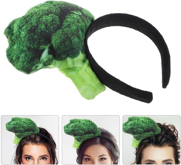 2 stk grønnsakshodebånd hårtilbehør for kvinner morsomt cosplay hodeplagg