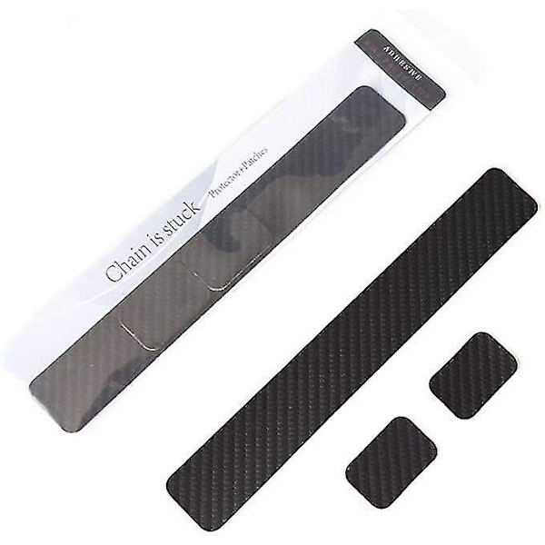Cykelrammestikker Carbon Fiber Kædebeskyttelsessæt