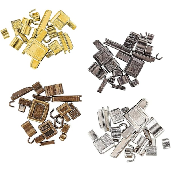 Zipper Supplies Universal Dragkedjestopp Reparationskit för Hemmabruk Enkel att Installera