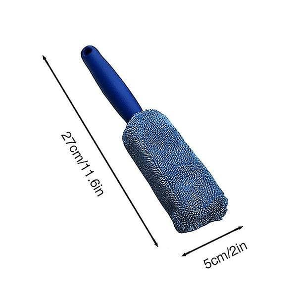 Biluppgraderingsversion Förlängd Bilunderhåll Fälgrensningsborste Bilskönhet Mikrofiber
