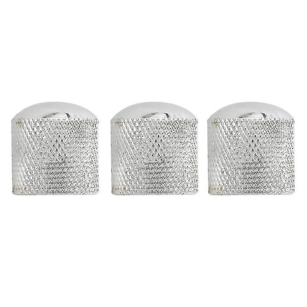 12x Gitarrkupolstyrregreglar för Fender Tele Ersättning, Silver