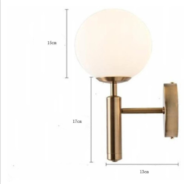Glaskula Vägglampa Sovrum Gång Korridor