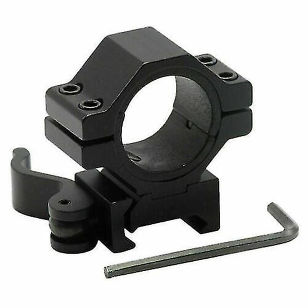 1'' 25.4/30mm Ring Weaver Picatinny Rail QD Scope Mount