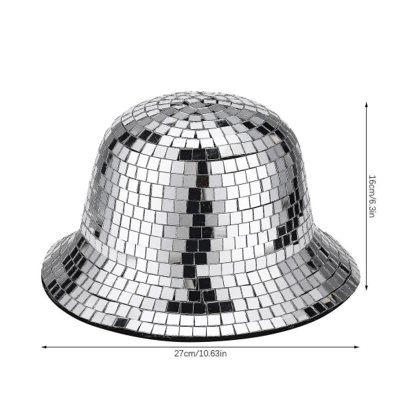 Disco Ball Hatt Disco Visir Kvinner Fiskehatt