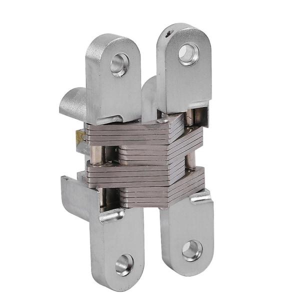 Zinc Alloy Hidden Hinge Invisible Folding Door Concealed Cross Hidden Hinges (94mm)