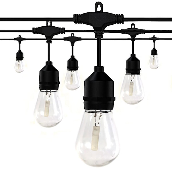 Globelampa Strängljus Utomhus 5m 10 Glödlampor S14 Edison LED