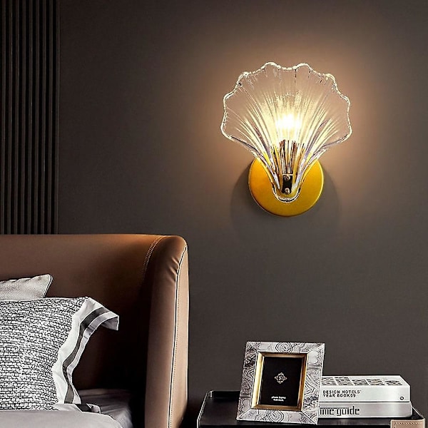 2 stk Krystallvegglampe E14 Postmodern Luksus Champagne