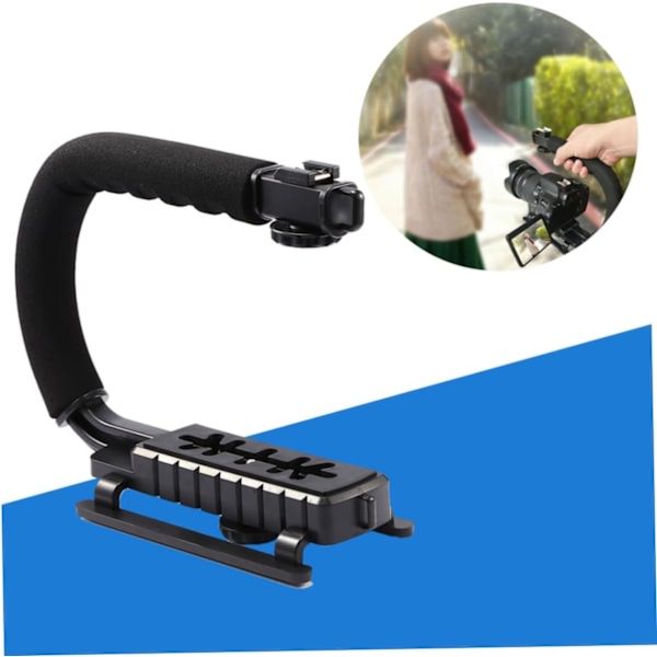 Handhållen Kamerastabilisator Foto Videostabilisator C-typ U-typ Lätt att Bära Gimbal för DSLR