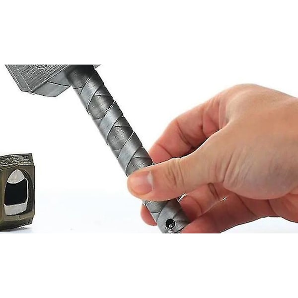 Øl Flaskeåbner Magnet Thor Hammer Formet Sølv