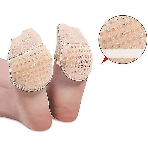 Toe Topper Strumpor Högklackade Tådynor Osynliga Liner Strumpor Kvinnor Halvstrumpor