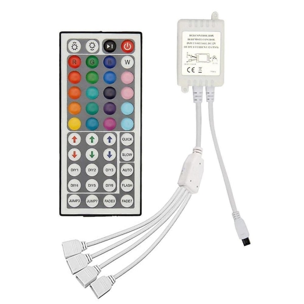 Høj kvalitet Ir 44 tast RGB-controller Dobbelt firevejs udtag