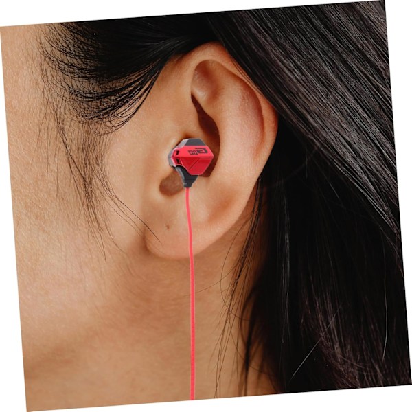 Langalliset peli-in-ear-kuulokkeet PC-pelaamiseen, ergonomiset nappikuulokkeet mikrofonilla