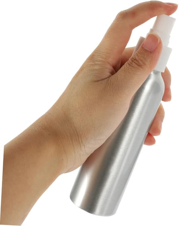 2 stk. reiseflasker i aluminiumslegering, sprayflasker, 120 ml kapasitet, bærbare, påfyllbare