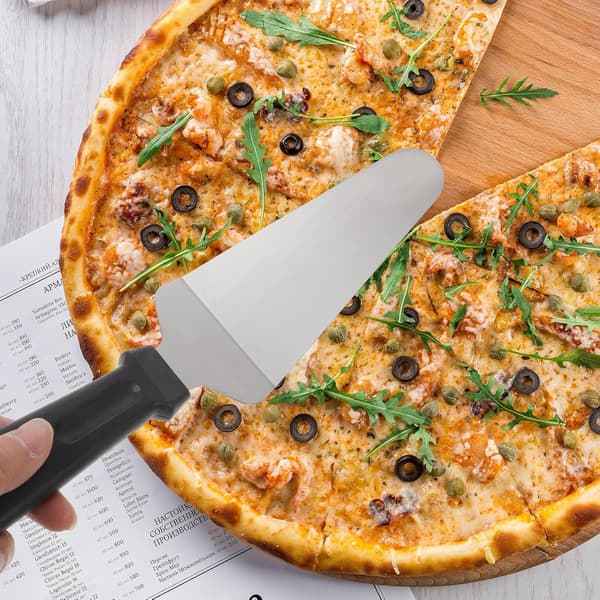 Pizzaspade och pajserver i rostfritt stål Lättviktig rostfri pizzaspade