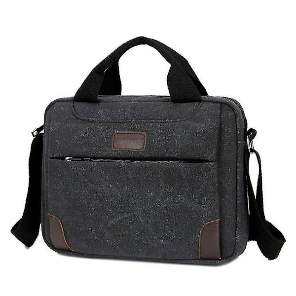 Herrar Canvas Crossbody Vandring Militär Messenger Sling Axelväska