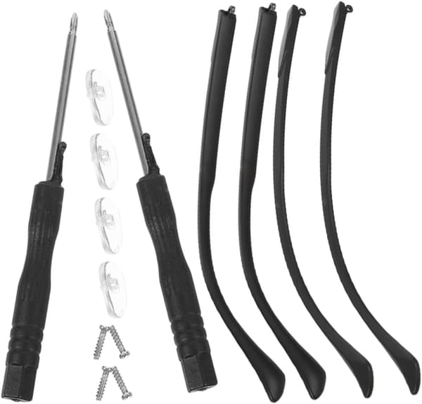 4st glasögonbytesarmar och ben för glasögon reparationssats för glasögon