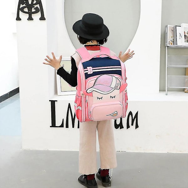 All-in-one-ryggsäck för grundskolan Pink