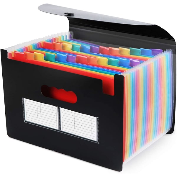 Dokumentmapp A4, Utbyggbar Mapp Accordion Design A4