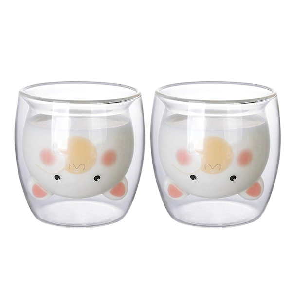 Helt Ny Kat Dobbeltlags Glas Personlige Gaver Sød Kreativ