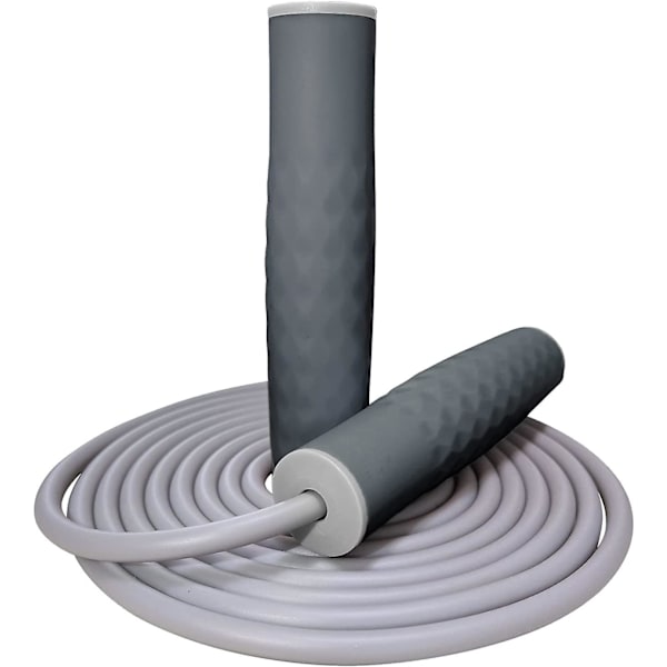 Viktad Hopprep Fitness - 1lb Silikon Tjock Tung Hopprep för Kvinnor och Män, Justerbar Längd