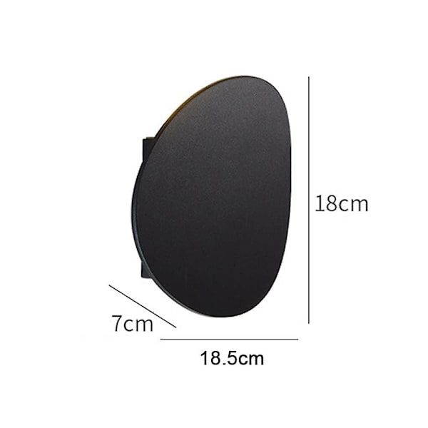 Matte øyevennlige vegglamper i nordisk stil 110-240v