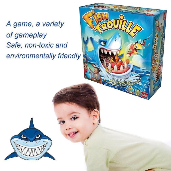 Sharks Trap Brettspill Familieleker Skrivebordsspill Underholdningsleke for barn