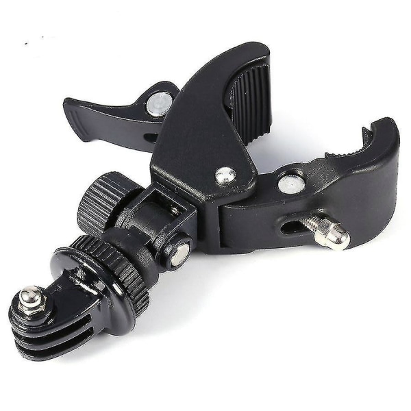 Svart sykkel motorsykkel styre - klemmestang for kamera (1 stk, svart)