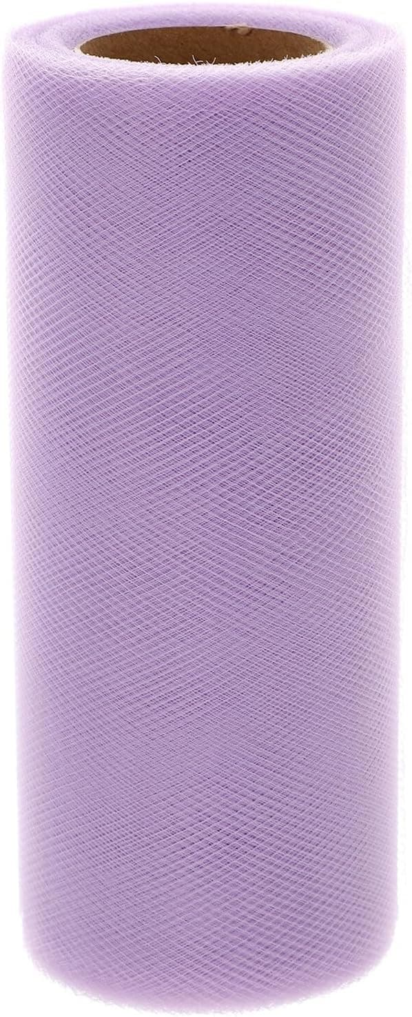 Lilla netting tyllstoffbånd 6 tommer 25 yards polyestermateriale slitesterkt og solid for sying