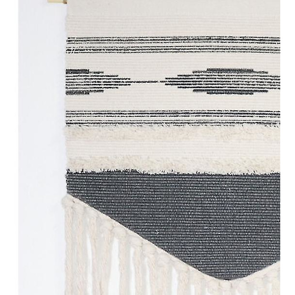 Boho-tyyläinen seinävaate, vintage-makrame, hotelli- ja kodin sisustus, harmaa