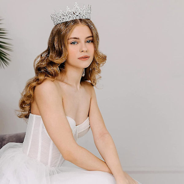 Hääkruunu Tiara Kristalli Syntymäpäiväkruunu