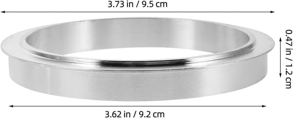 2 stk. aluminiumskopforseglingsringe til plastikkopper med præcis pasform og højeffektiv forsegling