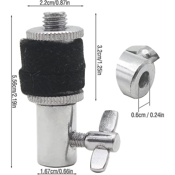 Trommeclutch, Metall Hi-hat Clutch For Hi-hat Cymbaler Standard Trommedeler Tilbehør