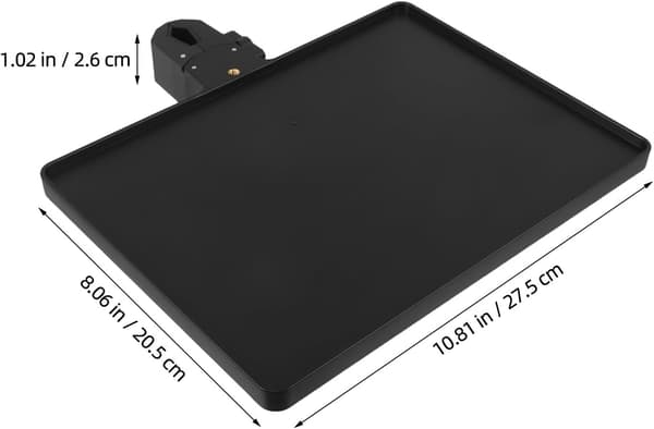 Justerbar mikrofonstativbricka med mångsidig placering och plastmaterial