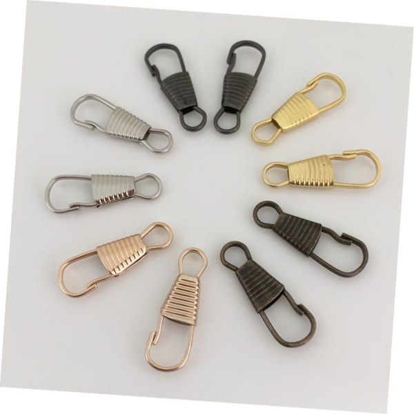 Dragkedja Slider Dragare Set 10st DIY Tillbehör för Bagage Kläder Skor Fickor Lätt att Fästa