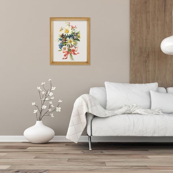 Billedramme med pressede blomster, enkel stil, akryl og træ, dobbeltsidet display billedramme