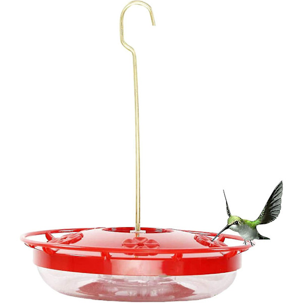 Kolibrimatare med 5 utfodringsplatser för utomhus 16 vätskeuns Flower Bird Feeder Fönster Lätt att rengöra och fylla