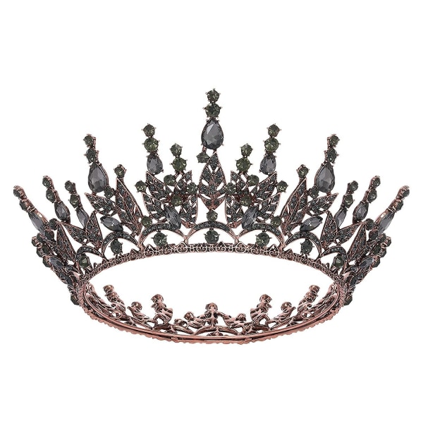 Dronningkrone for kvinner, Rhinestone bryllupskrone