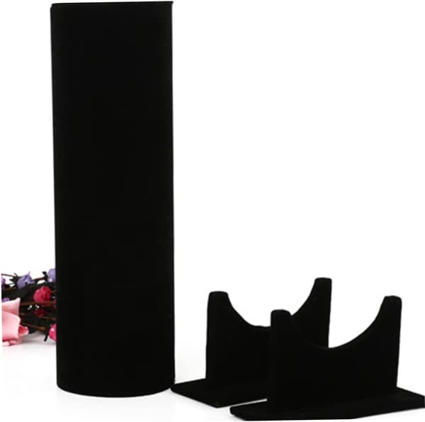Hodeplagg Stativ Hårbånd Utstillingsstativ 35x11cm Svart Hårringholder Organizer