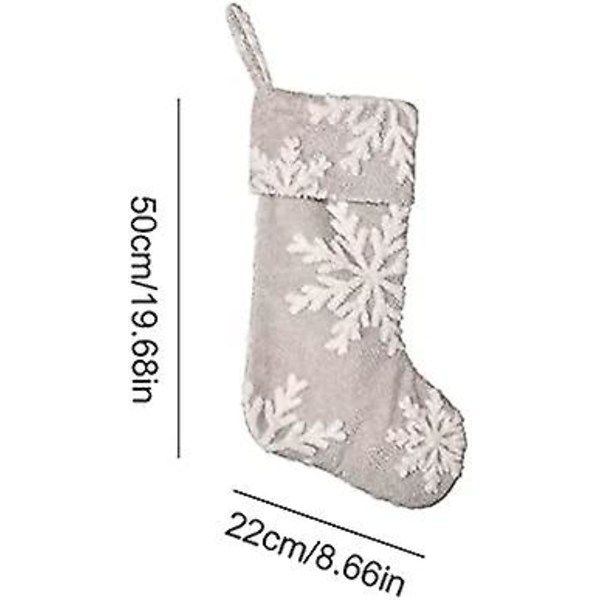 Jule Strømper Store Jule Strømper Julepynt Jule Strømpe Grey