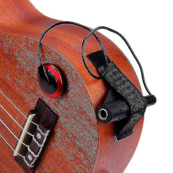 Akustisk Piezo Kontaktmikrofon Pickup för Gitarr Violin Mandolin Ukulele 1st