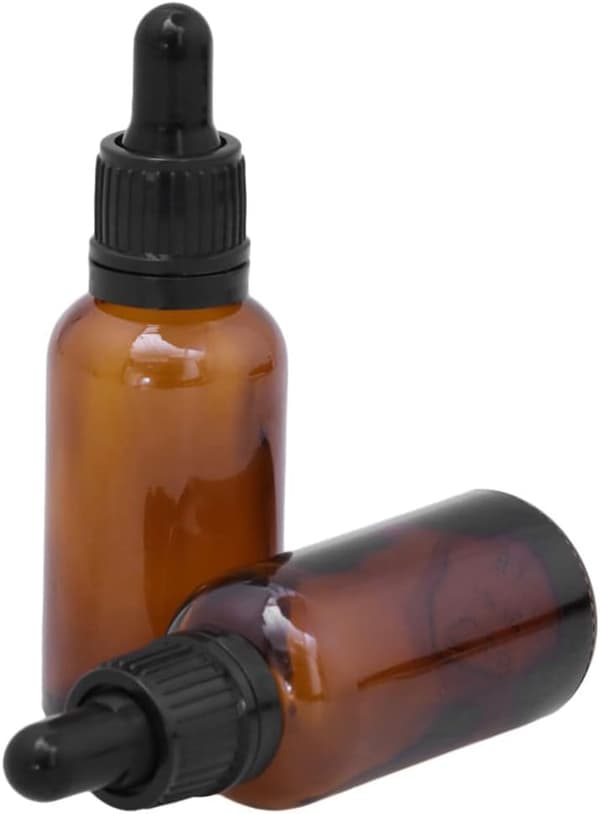 12-pack påfyllningsbar glasoljedroppflaska eterisk oljeparfymflaska tom för DIY-aromaterapi