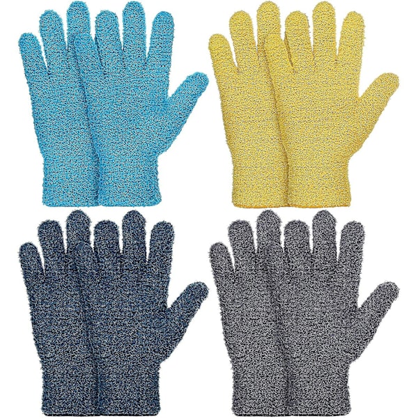 Mikrofiber Dammhandskar för Bilrengöring Återanvändbara Dammhandskar